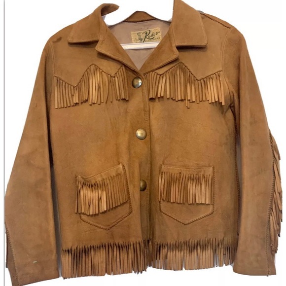 Rodeo Sweaters - 💕SOLD💕 1970’s Vintage Western Fringe Jacket